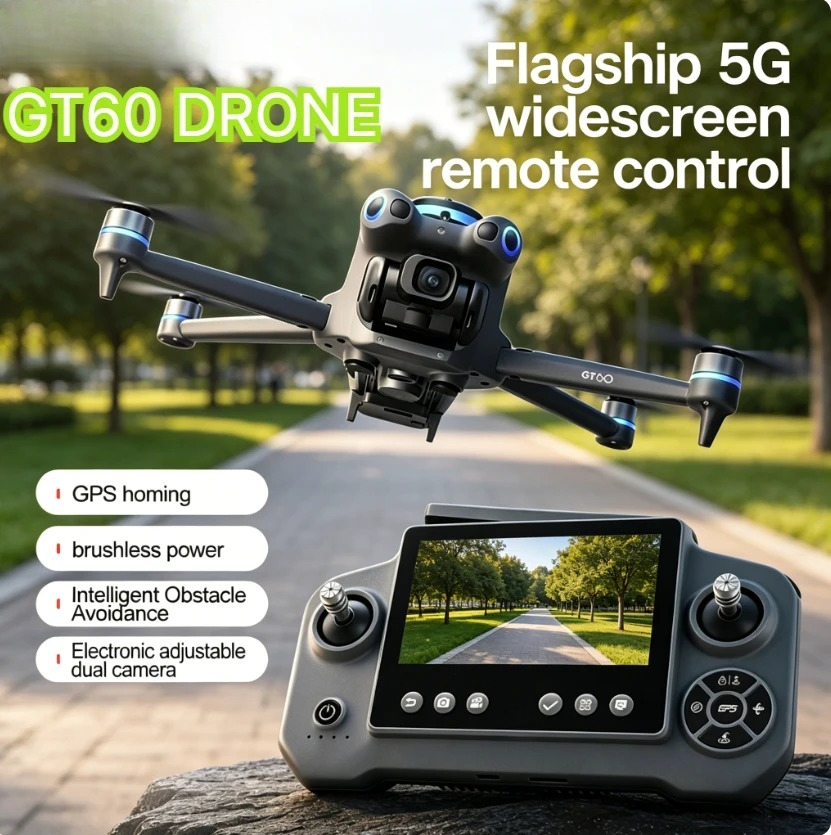 Original GT60 GPS Foldable RC  - đánh giá và giá Drone Gimbal Controller