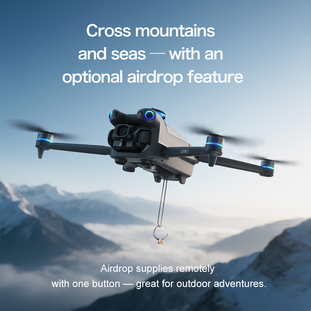 Original GT60 GPS Foldable RC  - đánh giá và giá Drone Gimbal Controller